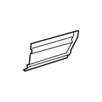 KK3Z6110129B - Body: Front Extension for Ford: E-Transit, Transit-150, Transit-250, Transit-350, Transit-350 HD Image