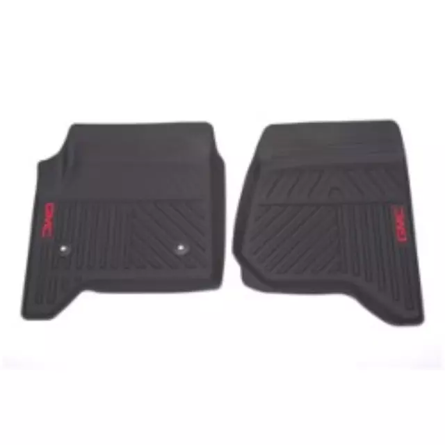 22858621 - : GMC Sierra Front All Weather Premium Floor Mats OEM New Genuine for GM Image