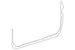 2097200578 - Front Doors: Sealing Frame for Mercedes-Benz Image