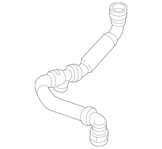 2535006400 - Radiator: Coolant Hose for Mercedes-Benz: GLC63 AMG, GLC63 AMG S Image image