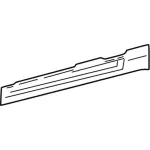 4F1Z5410110AA - Body: Rocker Panel for Ford: Taurus | Mercury: Sable Image