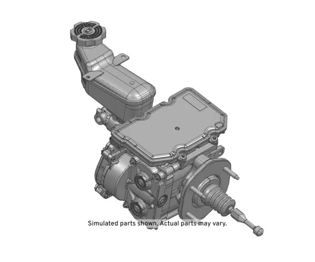 42761400 - : Brake Master Cylinder with Power Brake Booster and Electronic Brake Control Module for GM Image
