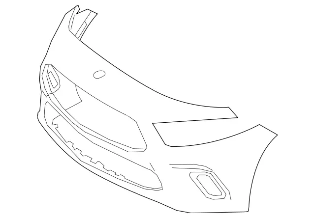 Trim, Bumper 177-880-26-01-64-9999 | MB Parts Center