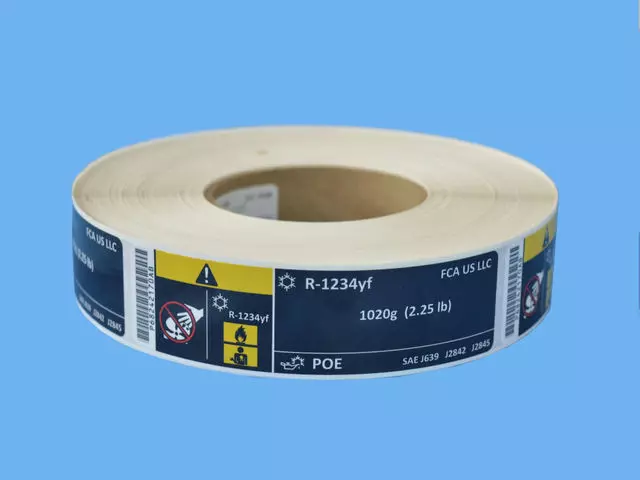 68242170AC - : Air Conditioning System Label for Mopar Image