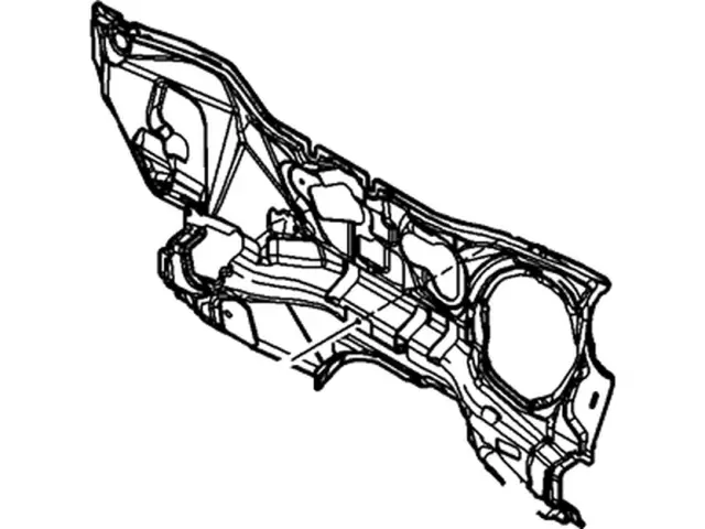 D2BZ5801588A - Body: Sound Absorber for Ford: Fiesta Image