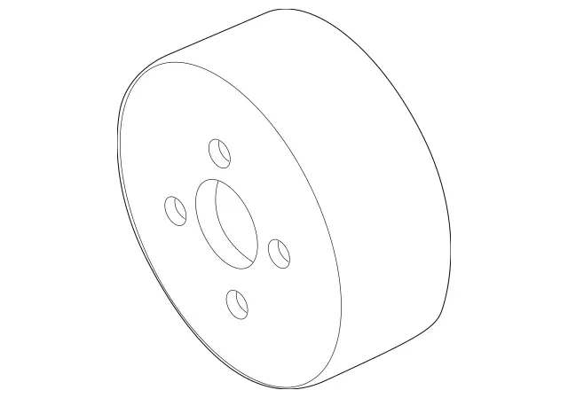 1122020110 - Cooling System: Pulley for Mercedes-Benz Image