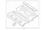 2046900849 - Trim: Trim for Mercedes-Benz: C250, C300, C350 Image