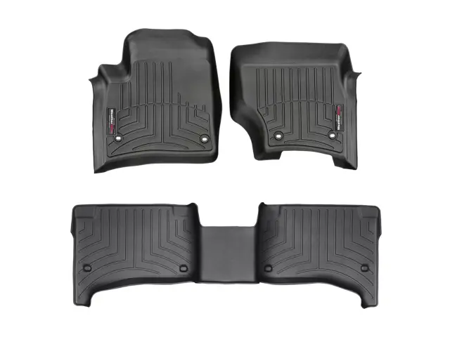 4404512 - Accessories: Front &amp; Rear Black FloorLiner™ DigitalFit® for WeatherTech Image
