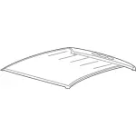 KB3Z2650202A - : Roof Panel for Ford Image