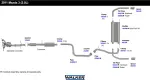 21758 - : Quiet-Flow SS Direct Fit Exhaust Muffler 2" Inlet (ID) 1.75" Outlet (ID) for Walker Exhaust Image