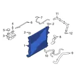 L1MZ8005K - Cooling System: Radiator for Ford: Explorer, Police Interceptor Utility | Lincoln: Aviator Image