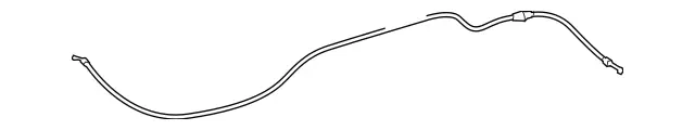 246880580065 - Attachment Parts: Hood Release Cable for Mercedes-Benz: B Electric Drive, B250e, CLA250, GLA250 Image