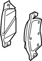 D1M60JL00E - : Brake Pads for Infiniti Image