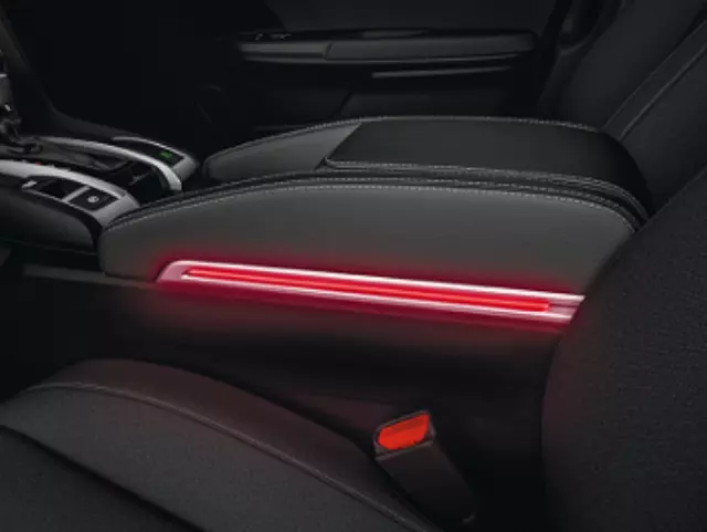 8E16TBA100B - Interior: 2019-2021 Honda Civic - Interior Illumination Armrest Red for Honda: Civic Image