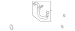 2125000675 - : Upper Hose for Mercedes-Benz Image