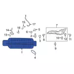 JL3Z8200PZPTM - : Grille for Ford: F-150 Image