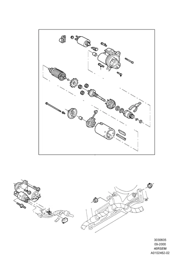 F7UZ11002AARM - Electrical: Starter for Ford Image