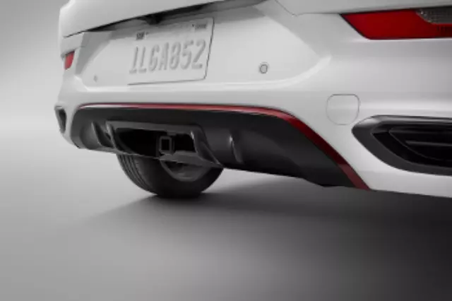 42708798 - Towing: Trailer Hitch Bezel Trim, High Gloss Black for Buick: Encore GX Image