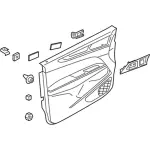 EJ7Z7823942BA - Body: Door Trim Panel for Lincoln: MKC Image