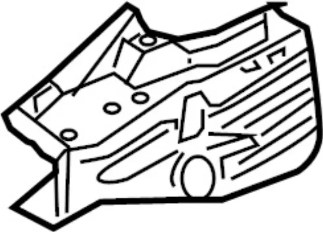 F4185ZW0MA - Body: Hinge Pillar Reinforced Reinforcement for INFINITI: QX56 Image