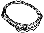 8G1Z18808BA - : OEM NEW 07-08 Ford Mercury Milan Fuzion Hybrid Pkg Tray Speaker 8G1Z-18808-BA for Ford: Five Hundred, Fusion, Taurus | Mercury: Milan, Montego, Sable Image
