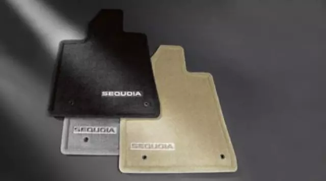Sequoia Floor Mat 3rd Row 8 Passenger Black - Toyota (PT926-0C198-20)
