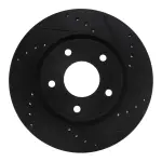 63367064R - : DFC Brake Rotor - Drilled and Slotted - Black for DYNAMIC FRICTION Image