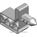 22808262 - : Rear Brake Front Pipe Clip for GM Image