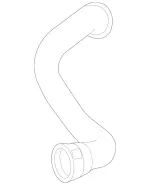 1665000075 - Radiator: Coolant Hose for Mercedes-Benz Image