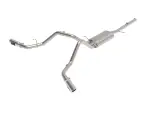 4944134P - : Apollo GT Series 3 IN Cat-Back Exhaust System w/ Dual Rear-Side Exit Polish Ti for aFe Power Image