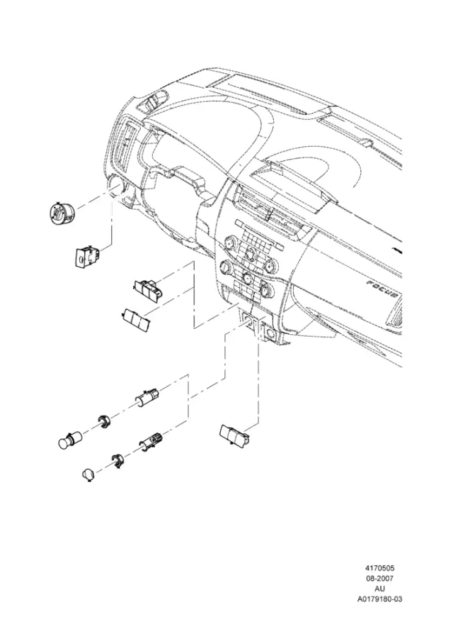 9C2Z11691AA - Body: Rheostat for Ford Image