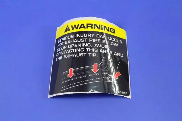 Exhaust Warning Label - Mopar (04708021AB)