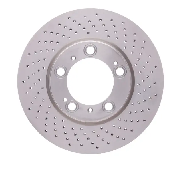 92002033D - Brakes &amp; Brake Parts: DFC Hi-Carbon Alloy Rotor - Drilled for DYNAMIC FRICTION Image