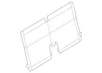 2109380105 - Body: Seat Back Frame for Mercedes-Benz Image