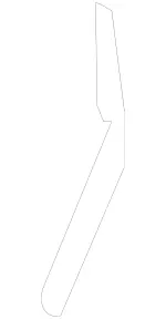 9066950614 - Body: Headliner Bracket for Mercedes-Benz: Sprinter 1500, Sprinter 2500, Sprinter 3500, Sprinter 3500XD, Sprinter 4500 Image