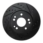 63363020R - : DFC Brake Rotor - Drilled and Slotted - Black for DYNAMIC FRICTION Image