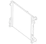 2045003103 - : Radiator for Mercedes-Benz Image