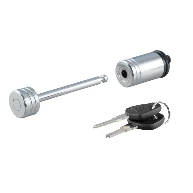23522 - : Coupler Lock (1/4" Pin, 2-1/2" Latch Span, Barbell, Chrome) for CURT Image