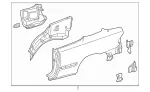 2086301021 - Body: Quarter Panel for Mercedes-Benz Image
