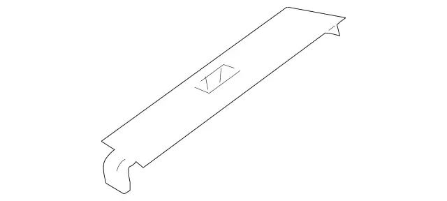 25183101529051 - Body: Center Cover for Mercedes-Benz Image