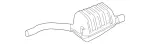 1724913301 - : Rear Muffler for Mercedes-Benz Image