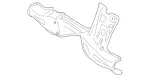 2216201686 - Cowl, Front Panel: Carrier for Mercedes-Benz Image