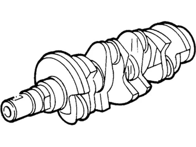 EM5Z6303ARM - Engine: Crankshaft for Ford: Contour, Escape, Escort, Focus | Mercury: Cougar, Mystique Image