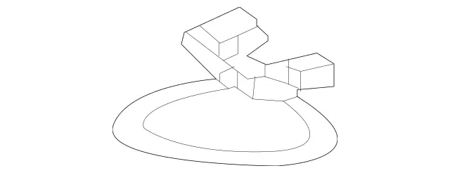99680031164 - Covering and Lining: Mounting Plate for Mercedes-Benz: B Electric Drive, B250e, CLA250, EQE 350 SUV, EQE 350+ SUV, EQE 500 SUV, EQE AMG SUV, GLB250, GLB35 AMG, GLE350, GLE580 Image image
