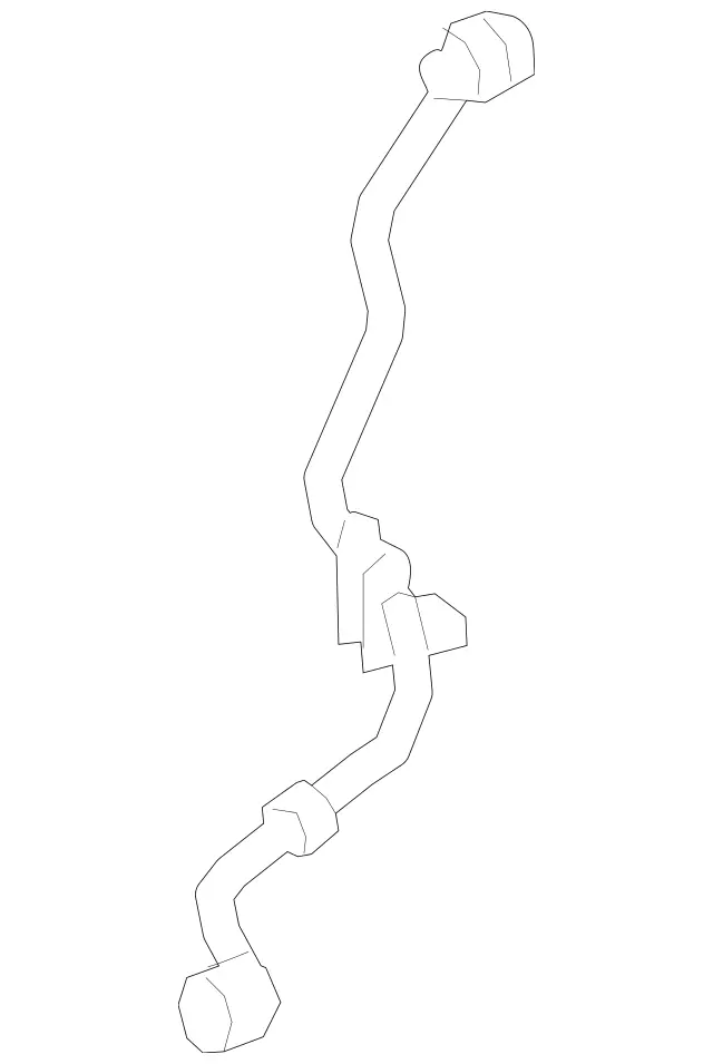 1775016100 - Radiator: Coolant Filling Hose for Mercedes-Benz: 180A, 180b, 220a, A220, A35 AMG, CLA250, GLA250, GLA35 AMG, GLB250 Image image
