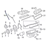 F2UZ6750D - Engine: Dipstick for Ford: E-150 Econoline, E-150 Econoline Club Wagon Image