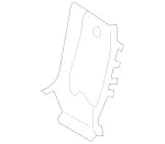 16692419378Q96 - Body: Access Panel for Mercedes-Benz Image