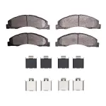 4000132801 - : DFC HybriDynamic Brake Pads Hrdwr Kit for DYNAMIC FRICTION Image