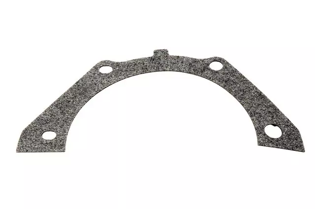 12555771 - Engine: Engine Crankshaft Sealing Flange Gasket for Buick: Roadmaster | Cadillac: Escalade, Fleetwood | Chevrolet: Astro, Blazer, C1500, C2500, C3500, C3500HD, Camaro, Caprice, Express 1500, Express 2500, Express 3500, Impala, K1500 Pickup, K2500 Pickup, K3500 Pickup, P30, S10, S10 Blazer, Silverado 1500, Silverado 1500 Classic, Suburban C1500, Suburban C2500, Suburban K1500, Suburban K2500, Tahoe | GMC: C1500 Pickup, C2500 Pickup, C3500 Pickup, C3500HD, Jimmy, Jimmy S15, K1500 Pickup, K2500 Pickup, K3500 Pickup, P3500, Safari, Savana 1500, Savana 2500, Savana 3500, Sierra 1500, Sierra 1500 Classic, Sonoma, Suburban C1500, Suburban C2500, Suburban K1500, Suburban K2500, Syclone, Typhoon, Yukon | Oldsmobile: Bravada, Custom Cruiser | Pontiac: Firebird Image