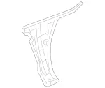 2228800612 - Attachment Parts: Mounting Rail for Mercedes-Benz: Maybach S550, Maybach S560, Maybach S600, Maybach S650, S450, S550, S550e, S560, S600, S63 AMG, S65 AMG Image